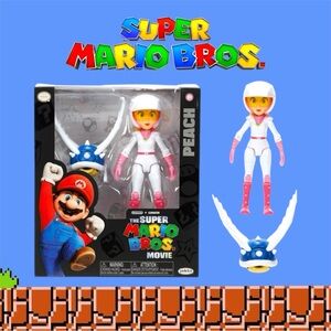 Nintendo Super Mario Bros Movie 5in Action Figure: Princess Peach with Shell